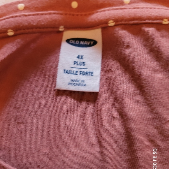 (4X)   Short Sleeve Tunic Length Top - Picture 3 of 5